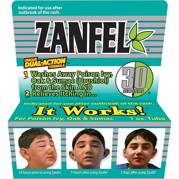 ZANFEL - Poison Ivy, Oak & Sumac Wash, 1 Oz