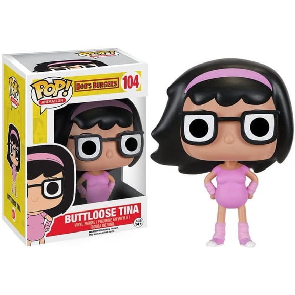 Funko POP Animation: Bob's Burgers - Buttloose Tina #104 Action Figure