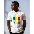 thumbnail image 1 of [Colorful Graphic Tee] Graphic T-Shirt - "NAH I'M GOOD" Colorful Printed Men's Summer Clothing, 1 of 5