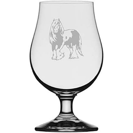 

Gypsey Vanner Body - Alternate Horse Themed Etched 13.25oz Iona Beer Glass