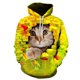 thumbnail image 3 of Sudadera con capucha con estampado 3D de gato lindo para hombres y mujeres, sudadera informal de manga larga de gran tamaño, sudaderas para hombres, 3 of 5