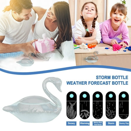 

Weather forecaster Glass Water Drop Glass Bottle Barometer On Home and Office Decoration 110ml