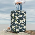 thumbnail image 3 of Lsque Lilies Flowers Printed Luggage Cover, Travel Luggage Protector,Scratch and Dirt Resistant, Fits 18-32 Inch Luggage - Large, 3 of 9