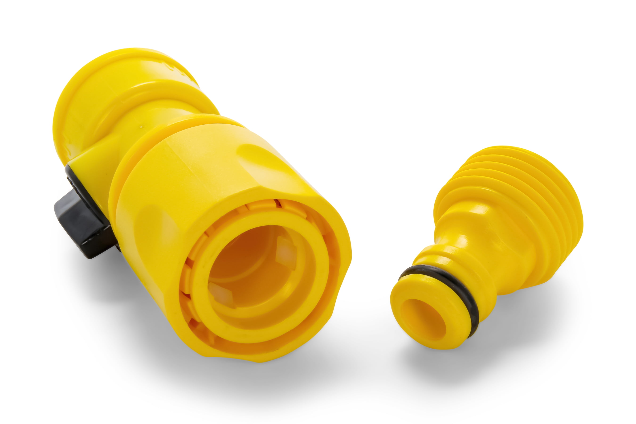 Camco 20103 QuickHose Connect with Shutoff Valve Plastic