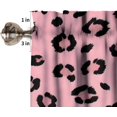 thumbnail image 6 of Pink Leopard Valance Curtains Cute Cheetah for Girl Women Modern Trendy Simple Abstract Aesthetic Minimalist Vintage Decor Rod Pocket Window Curtain Valance for Kitchen Living Room Bathroom Bedroom 54, 6 of 6