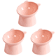 thumbnail image 1 of Comedero Inclinado para Gatos Plato Comida Ergonómico Cara Plana () Rosa, 1 of 8