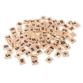 thumbnail image 1 of GUOOL 100 Pcs Wooden Puzzles Numbers & Symbols Tiles for Board Crafts Children Toy, 1 of 8