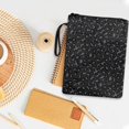 thumbnail image 4 of HELLHERO Books Sleeve Carrying Book Case Polyester Fabric Pocket Book Cover Carrying Case with Waterproof Storage & Portability, Black Leopard Print Tote, 4 of 8