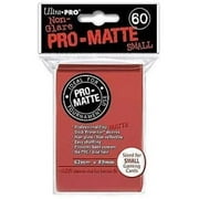 Ultra Pro 7442782683 Pro Matte Small Size Deck Protector, Red - Pack of 60
