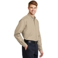 thumbnail image 4 of CornerStone ® - Long Sleeve SuperPro  Twill Shirt. SP17, 4 of 6