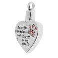 thumbnail image 3 of Colgante de Ceniza de Memoria Jinwen Memorial Pet Pendant Rosado, 3 of 8
