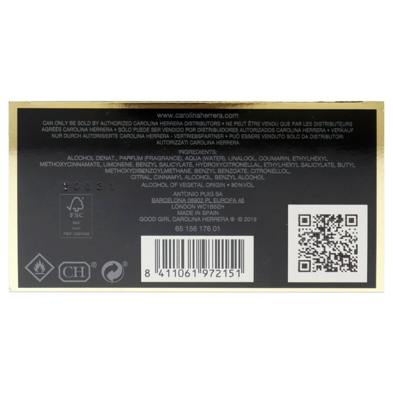 Carolina Herrera Good Girl Supreme EDP Spray, 2.7 oz - Amber
