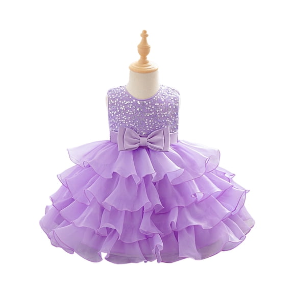 LWavelet Kids Girls Birthday Party Dress Embroidery Princess Tulle Wedding Pageant Evening Gown