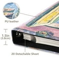 thumbnail image 3 of FORMRS 3 Ring Photo Album 4"x6" Self Adhesive Large Capacity PU Leather Cover, Ocean Boat, 3 of 8