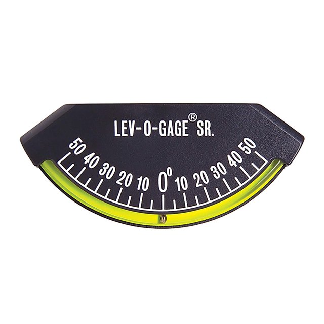 Clínómetro para Barcos Sun Company Lev-o-gage Sr. Marino 50 Grados de Talón