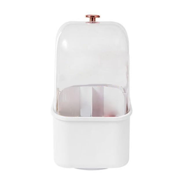 Caja De Almacenamiento De Brochas De Maquillaje De Lujo Con Cilindro Giratorio Avanzado Para Brochas