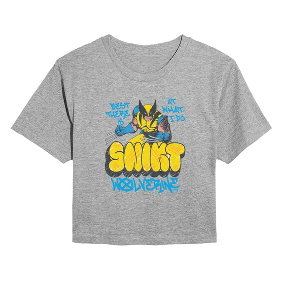 Wolverine - Wolverine Street - Juniors Cropped Graphic T-Shirt