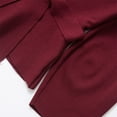 thumbnail image 4 of HongQid Dressy Casual Wrap Peplum Tops for Women's Elegant V Neck Long Sleeves Tie Waist Blouse, 4 of 5