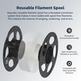 thumbnail image 2 of ANYCUBIC PLA 3D Printer Filament, Intelligent Identification 3D Printing PLA Filament 1.75mm Dimensional Accuracy +/- 0.02mm, 1KG Spool (2.2 lbs),Bla, 2 of 8