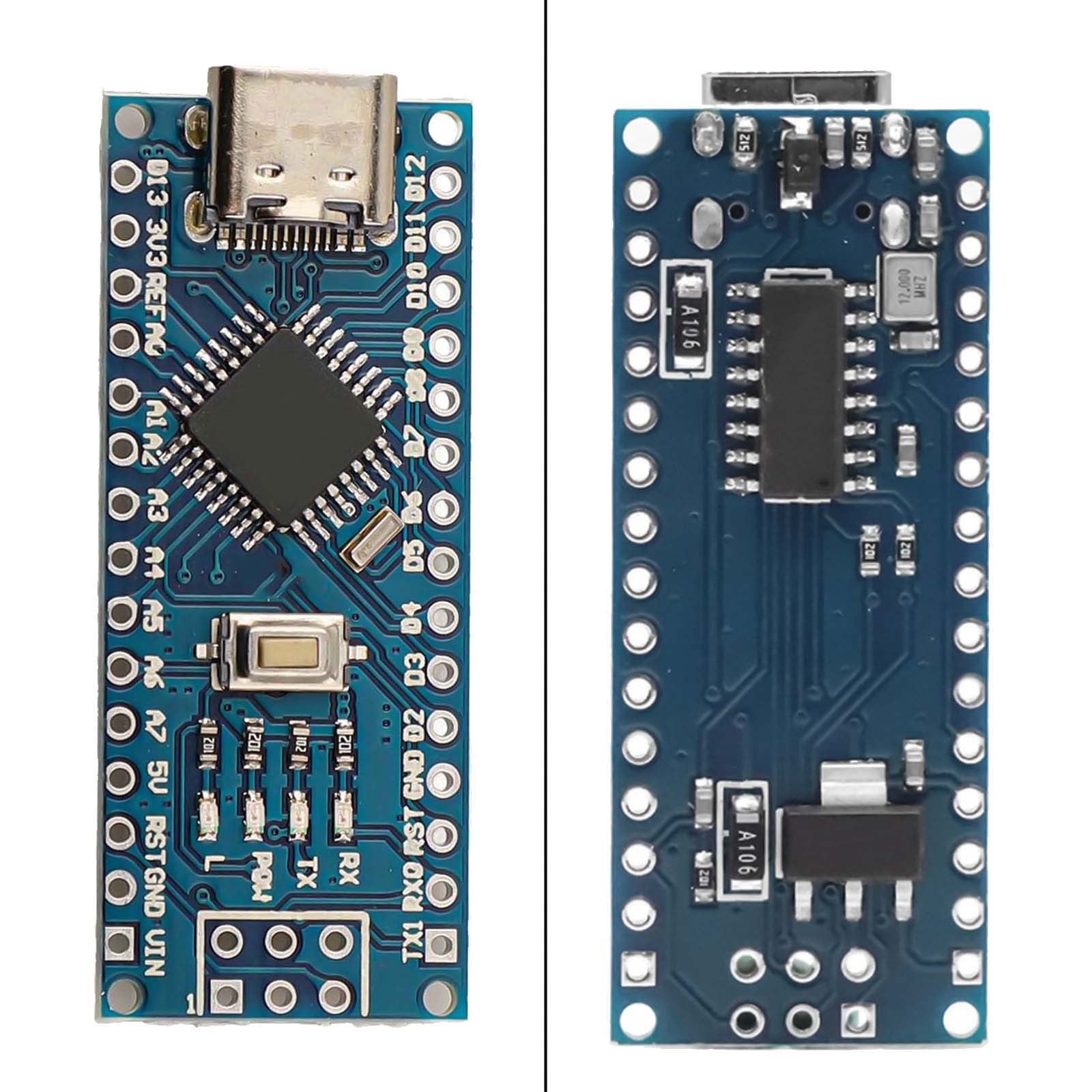 For Arduino Development Boards 5PCS For Nano Type C Module with Power Options