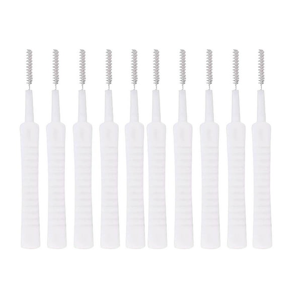 Shower Head Cleaning Brush | Multi-Function Nozzle Cleaner Tool | Small Bristles for Tight Spaces | 10-Pack | Bathroom & Home Cleaning Accessories