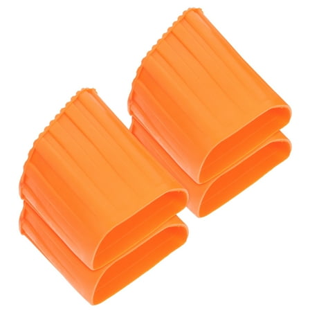 FRCOLOR 4pcs Nonslip Ladder Feet Rubber Pads Replacement Rubber Feet Safety Ladder Foot Caps for Steep Ladder Folding Ladder Supplies