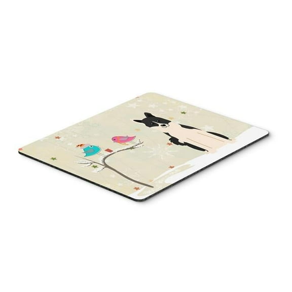 Carolines Treasures  Christmas Presents Between Friends Russo-European Laika Spitz Mouse Pad - Hot Pad or Trivet