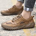 thumbnail image 2 of Sopiago Non Slip Work Shoes for Men Mens Park Lifestyle Lace Up Sneakers Shoes Casual Khaki,44, 2 of 9