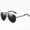 Gun frame gray lens, variant on Unisex Polarized Sunglasses for Adults with Alloy Frame and Polaroid Lenses UV Protection Eye Protection Ideal for Outdoor Activities Universal Fit Neutral