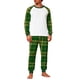 thumbnail image 2 of Pijama navideño para hombre, blusa y pantalones con estampado navideño a cuadros., 2 of 5