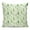 Green, variant on Throw Pillow Covers 16x16 Inch, Spring Leavse Decorative Pillow Cases for Couch Sofa Bed, Pastoral Garden Botanical Rustic Burlap Cotton Linen Square Home Decor Pillowcases with Hidden Zipper
