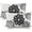 Black Grey, variant on Army Green Pillow Covers 18x18 Inch Set of 2 Flower White Gray Elegant Colored Throw Pillows Outdoor Waterproof Decor for Patio Funiture Garden Living Room Sofa Polyester Pillow Covers 002G