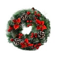 thumbnail image 2 of Xihbxyly Colgante Luminoso de Madera para Árbol de Navidad, Decoración Festiva, para Uso En Interiores y Exteriores, Ideal para La Puerta de Entrada, Ideal Como Regalo Versátil, 1 Corona Navideña., 2 of 3