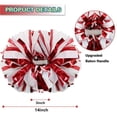 thumbnail image 2 of Pompones de porristas Lovecheer, holográficos rojos y blancos, 2 of 5