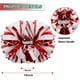 thumbnail image 2 of Pompones de porristas Lovecheer, holográficos rojos y blancos, 2 of 5