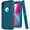 Teal, variant on iPhone X Heavy Duty Case {Shock Proof Case with 3 Layer Rubber, Shatter Resistant, [Tough Armour] Rugged Case Compatible for iPhone X} Teal
