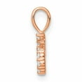 thumbnail image 2 of Finest Gold 14K Rose Gold Diamond Number 5 Pendant, 2 of 4