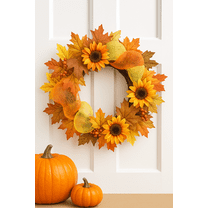 Decorative Mesh Roll, 6 in. x 5 yd., Fall Colors, 1-Count