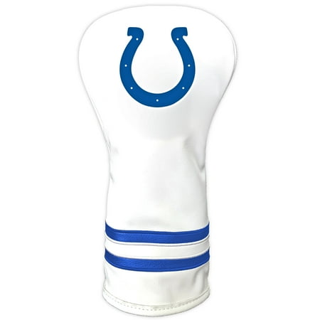 White Indianapolis Colts Vintage Driver Golf Headcover
