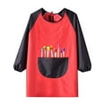 thumbnail image 4 of ZXLBBD Kids Art Smock with Long Sleeves Painting Apron for Child Boys Girls Craft Protective Coverall with Pocket Casual Cozy Breathable, 4 of 5