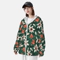 thumbnail image 5 of Xecao Lilies Flowers for Sun Shirt-A lightweight, hoodie-style long-sleeve UV protection garment designed for other outdoor activities., 5 of 9