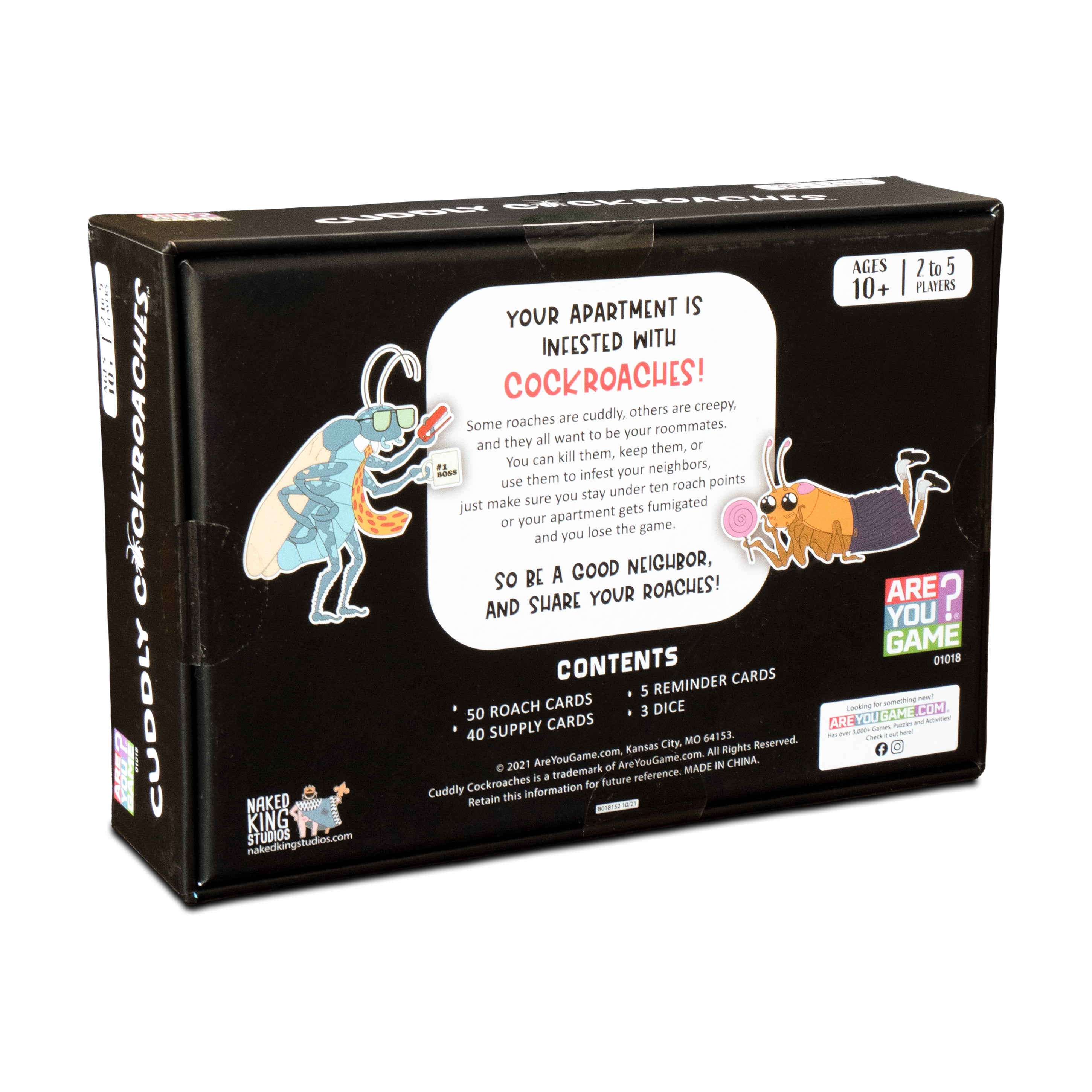 AreYouGame.com Cuddly Cockroaches