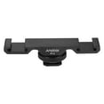 thumbnail image 4 of Andoer Andoer PT-2 Dual Cold Shoe Mount Bracket with 1/4" Thread for Camera, LED Light, and Microphone Accessories, Aluminum Alloy Handheld Stabilizer for Vlogging and Live Streaming, 4 of 6