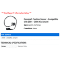thumbnail image 2 of Camshaft Position Sensor - Compatible with 2004 - 2006 Kia Amanti 2005, 2 of 2