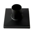 thumbnail image 4 of ALFI brand ABSD55B-BM 5" x 5" Black Matte Square Stainless Steel Shower Drain with Solid Cover, 4 of 7