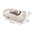thumbnail image 5 of Cartoon Animal Flip Cover Wet Wipes Case Car Hanging Tissue Storage Box Removable Napkin Storage Hanging Wipes Box, 5 of 7
