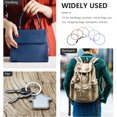 thumbnail image 4 of MasteelfCA 30Pcs Multi-function Key Chain Rings Convenient Wire Keychains Portable Keychain Cables, 4 of 7