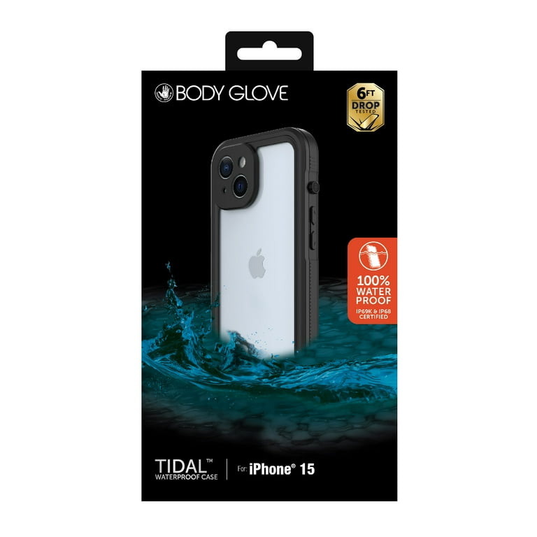 Body Glove Tidal Waterproof Phone Case for iPhone 15 - Black Body Glove Tidal Waterproof Phone Case for iPhone 15 - Black