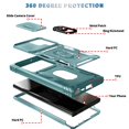 thumbnail image 7 of Procase for Samsung Galaxy A53 5G Case Built-in Slide Camera Cover,Heavy-Duty Magnetic Kickstand Rugged Case Shockproof/Dust/Drop Proof 3-Layer Durable Case for Galaxy A53 5G,Green, 7 of 7