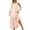 Pink, variant on IROINNID Casual Dresses For Womens Summer High Low Ruffle Maxi Dress Spaghetti Strap Solid Flory Beach Long Dress Cheap